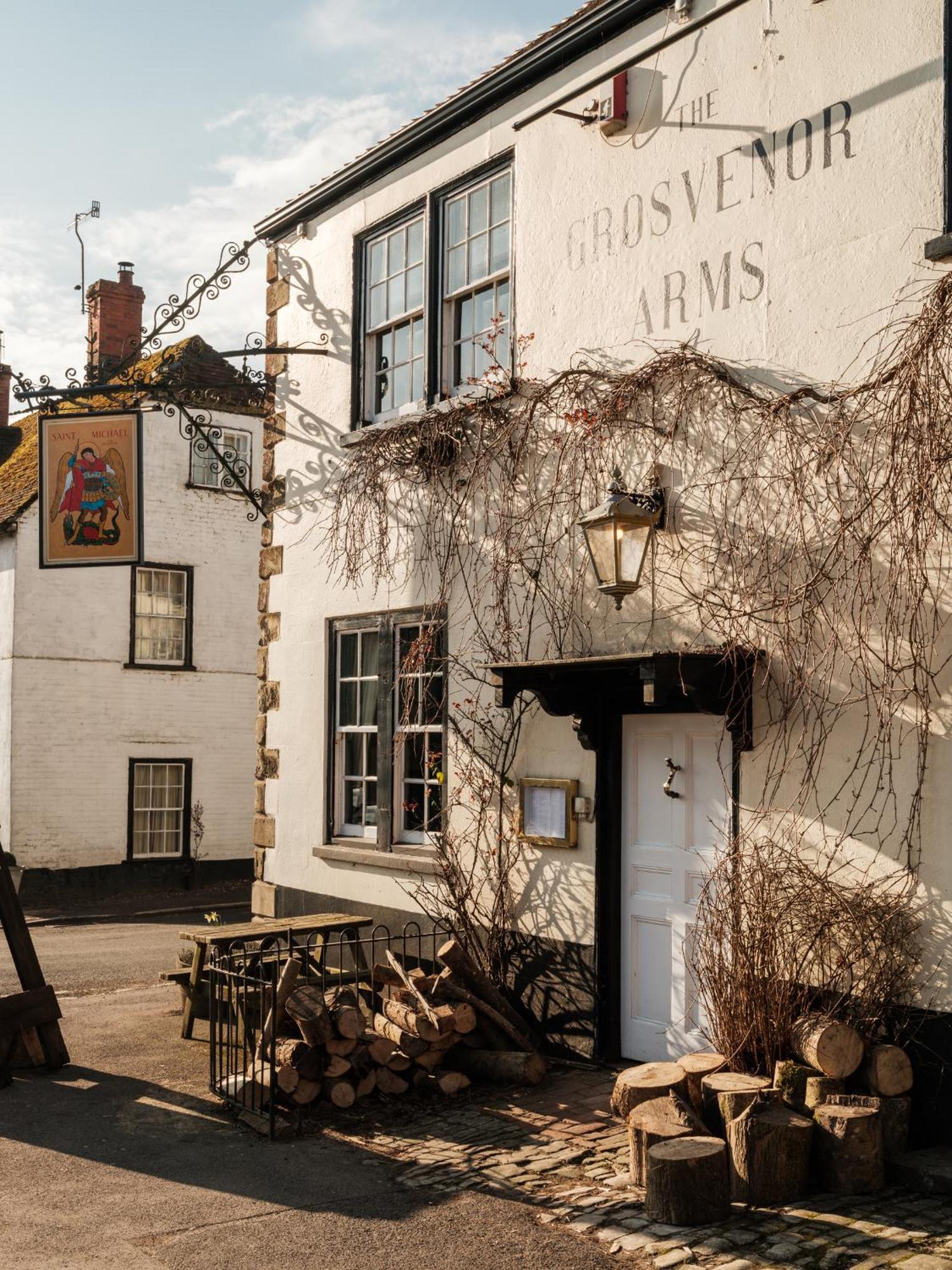 Hotel The Grosvenor Arms Hindon Exteriér fotografie